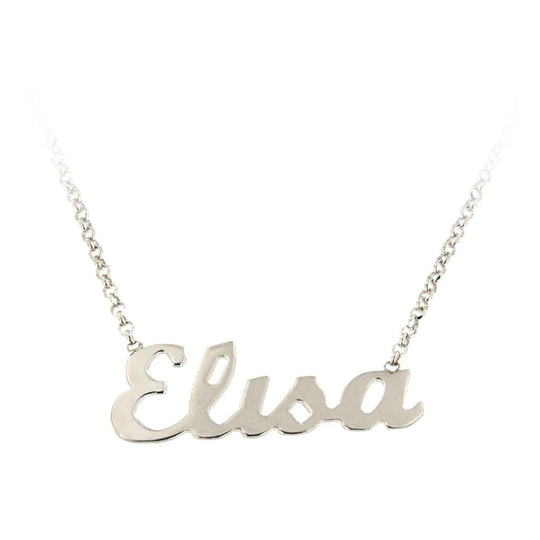 Collana con nome altezza lettere 6 mm