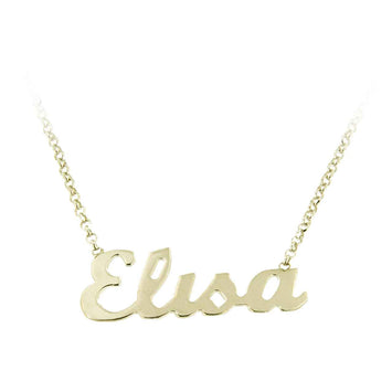 Collana con nome altezza lettere 6 mm