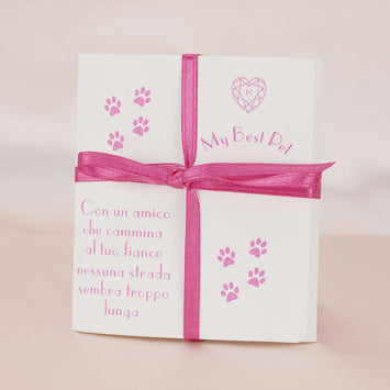 Medaglietta con cane boxer in argento 925