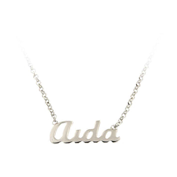 Collana con nome altezza lettere 5 mm