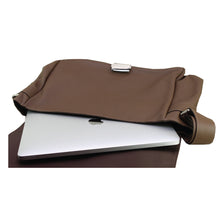 Laptop Bags in pelle naturale marrone adatta per business e pc laptop